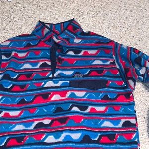 Fleece Patagonia pullover, quarter button